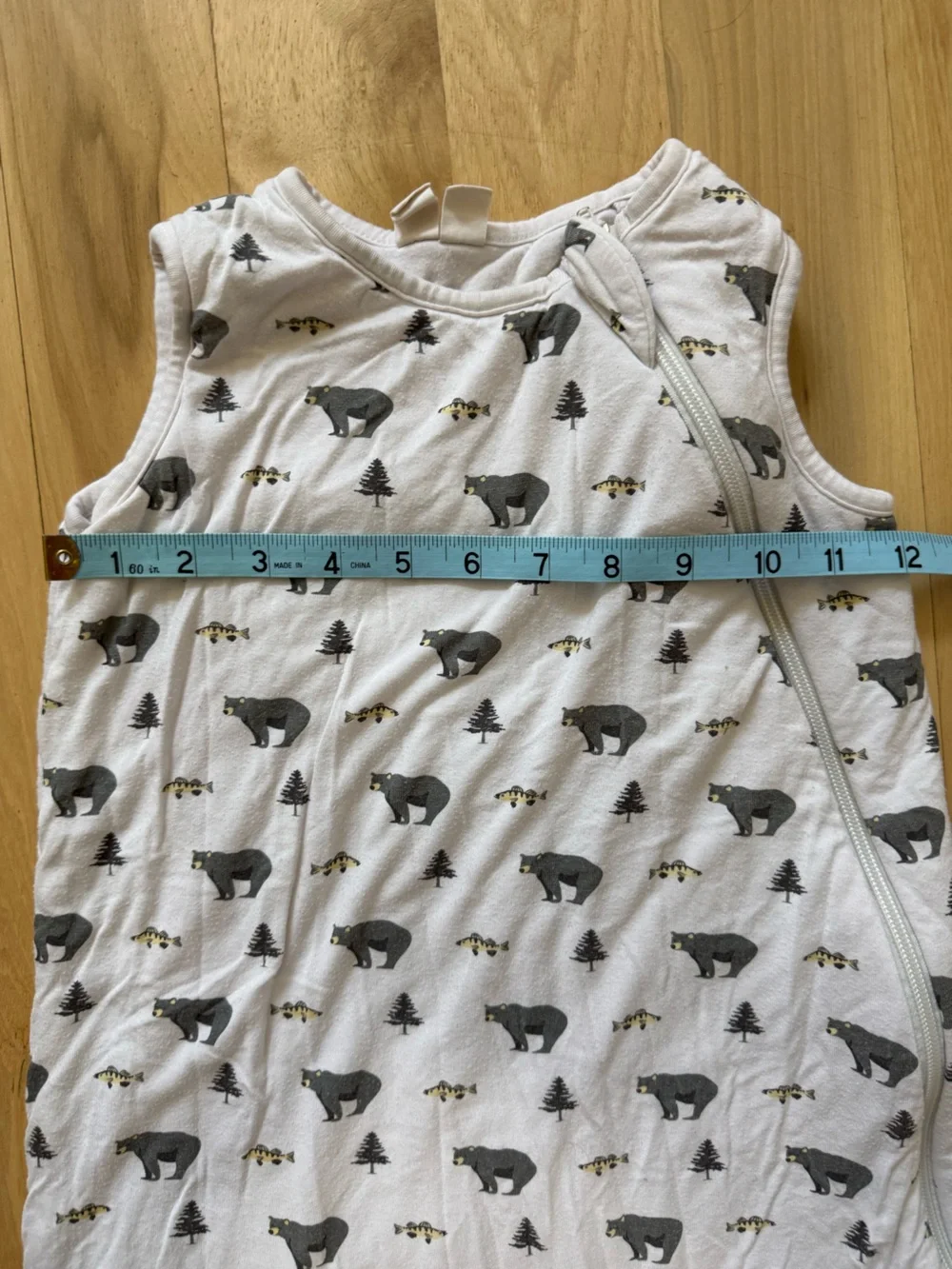 Kyte Baby Sleep Sack 1.0 tog Creek Bear/Tree/Fish Print Size 18-36 month